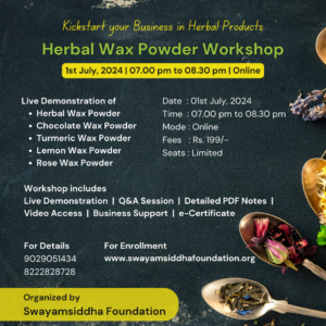 herbal wax workshop